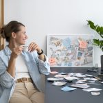 front-view-smiley-woman-home